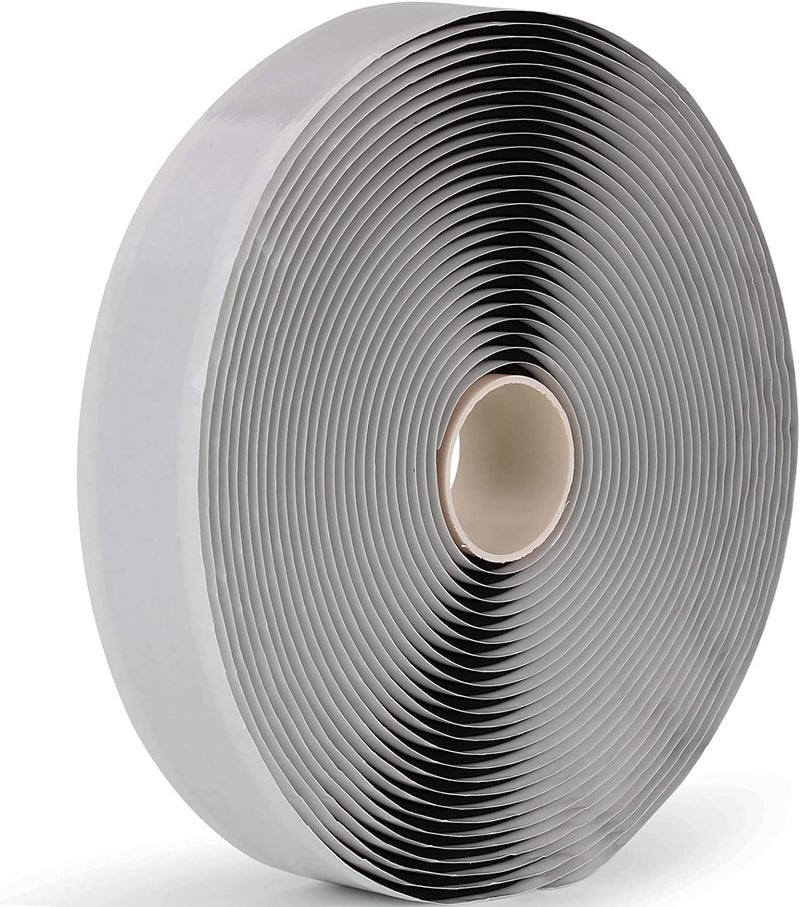 LLPT Butyl Tape Black 1 Inch x 33Ft Tight Seal for Leak Proof EPDM RV Repair Window Glass Boat Sealing Roof Pipe Patching(BST233) - Image 1